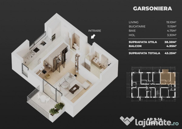 Gars.dec+parcare/central Popesti-Leordeni 
