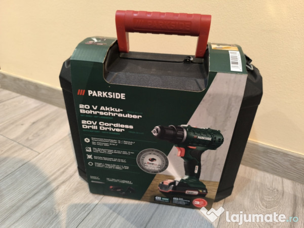 Polizor unghiular + 2 X Mașini de infiletat / găurit PARKSIDE 