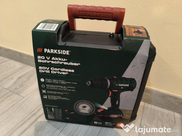 Polizor unghiular + 2 X Mașini de infiletat / găurit PARKSIDE 