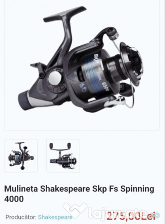 Mulineta Shakespeare SKP FS Reel 4000 