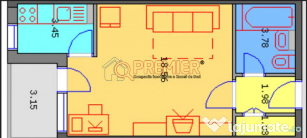 Aparatorii Patriei - Turnu Magurele garsoniera