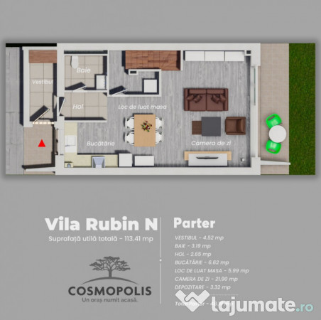 Vila 4 camere Cosmopolis Evolia 