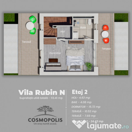 Vila 4 camere Cosmopolis Evolia 