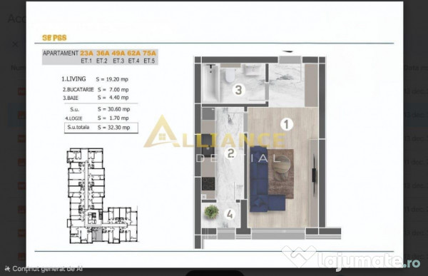 Garsoniera Mobilata si utilata 