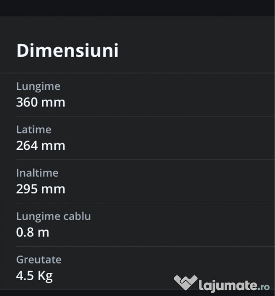 Friteuza cu aer cald/airfryer Philips 