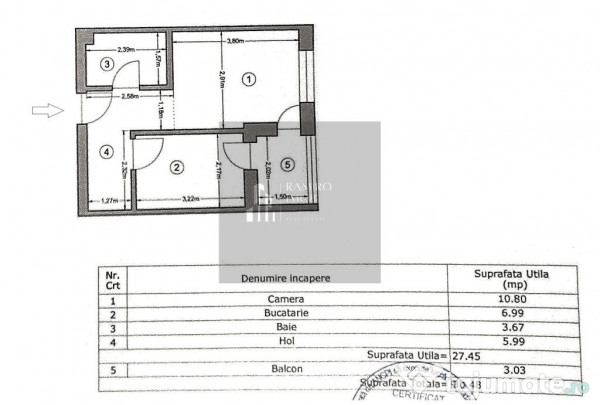Garsoniera 31mp - centrala proprie - Drumul Binelui -Meta... 