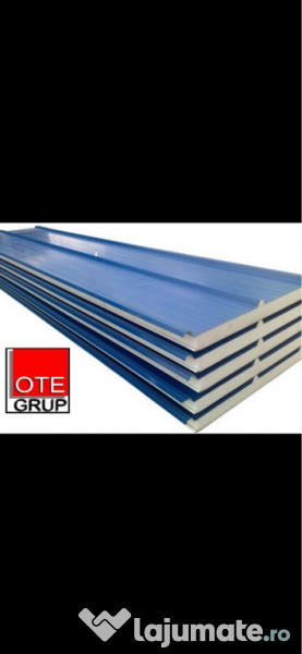 Panouri Sandwich, Țiglă Metalică, Tablă cutata 