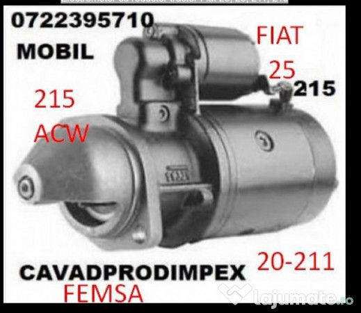 Electromotor cu reductor tractor Fiat 20, 25, 211, 215 