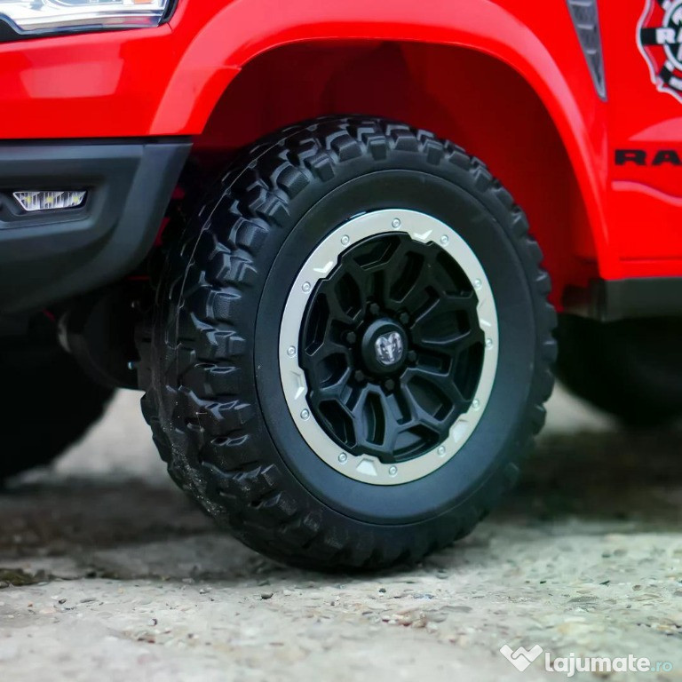 Masinuta electrica pompieri, DODGE RAM 1500 RHO, 4x35W, 12V 10Ah 