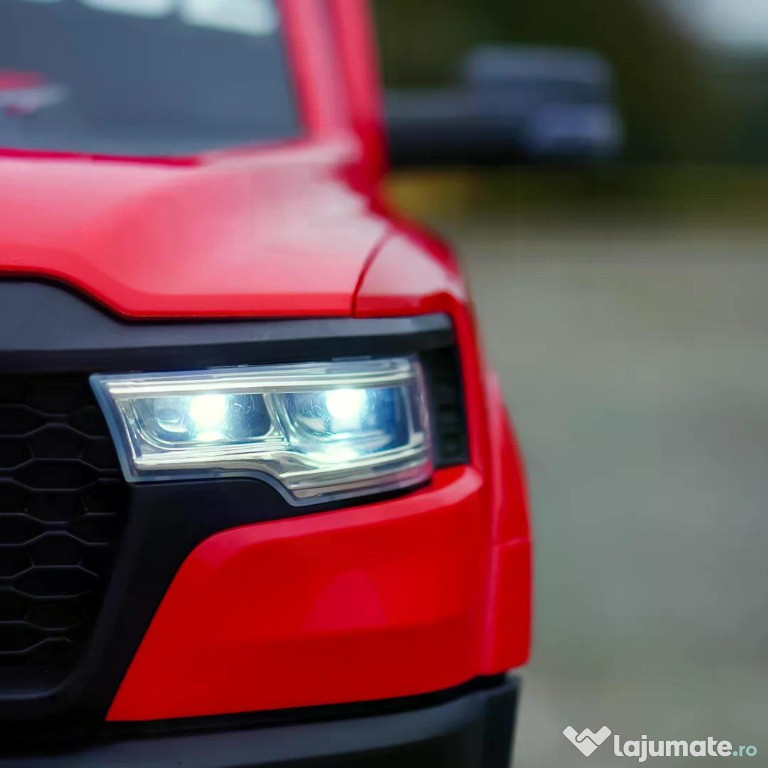 Masinuta electrica pompieri, DODGE RAM 1500 RHO, 4x35W, 12V 10Ah 