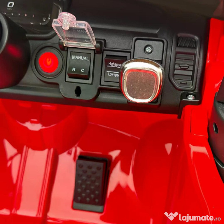 Masinuta electrica pompieri, DODGE RAM 1500 RHO, 4x35W, 12V 10Ah 
