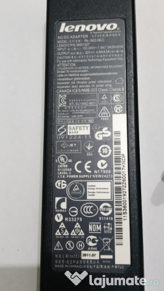 Incarcator laptop Lenovo 20V 4.5A 90W PA-1900-56LC