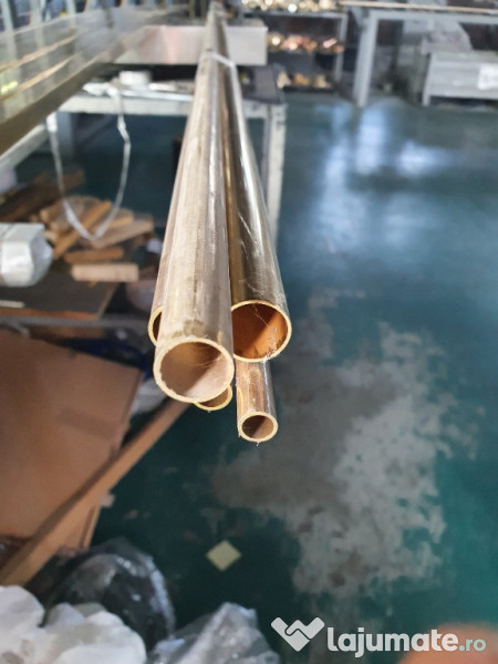 Platbanda alama 80x10 bara dreptunghiulara aluminiu cupru 