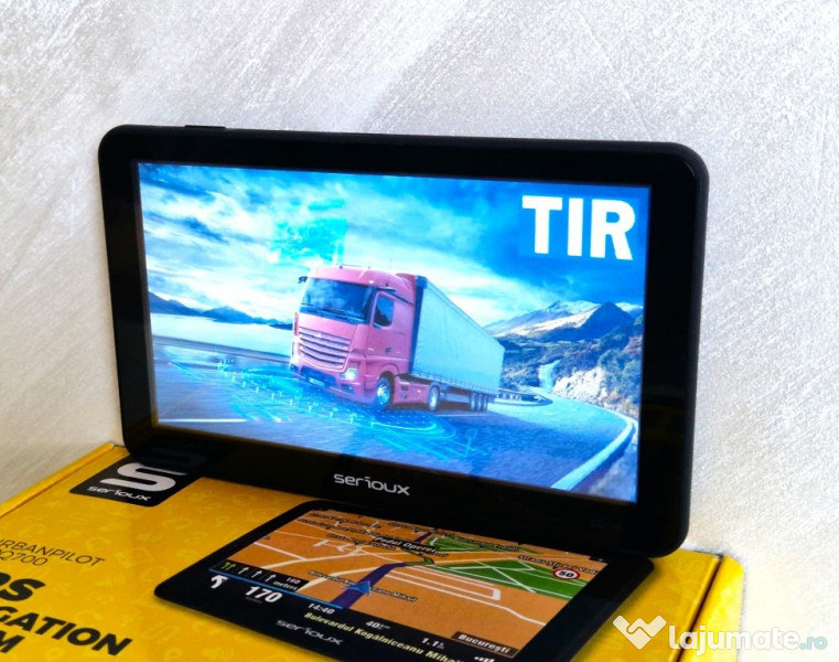 Navigator GPS -SERIOUX 7"inch, NOI,TIR.Truck,Camion,3.5T, Actualizate 