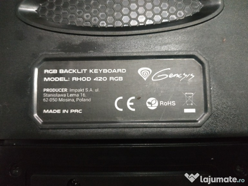 Tastatura Genesis Rhod 420 RGB 