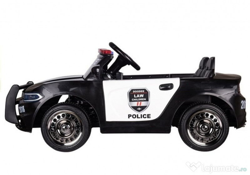 Masinuta electrica de politie, Kinderauto JC666 2x35W 12V 