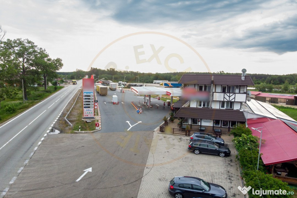 Motel, camping, piscina si lacuri de pescuit pe un teren de 