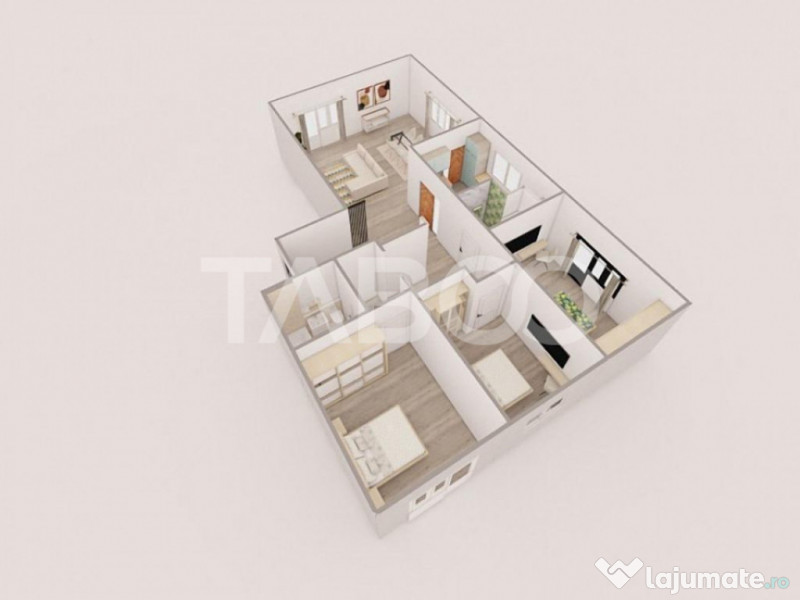 COMISION 0!! Apartament 4 camere 3 balcoane 115 mpu etajul 1 