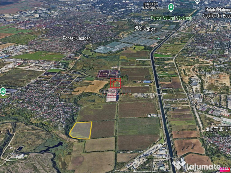 Teren Splaiul Unirii - Popesti Leordeni, ILFOV 