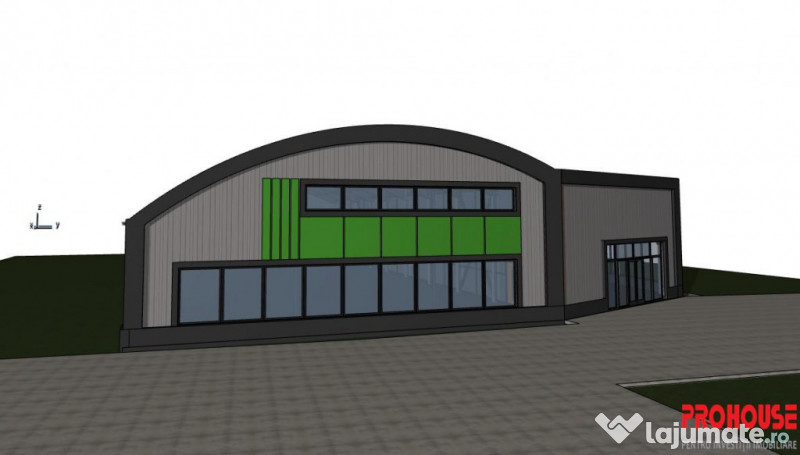 Moinesti- Hala 1.300 mp- se configureaza si compartimenteaza 