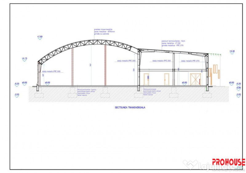 Moinesti- Hala 1.300 mp- se configureaza si compartimenteaza 