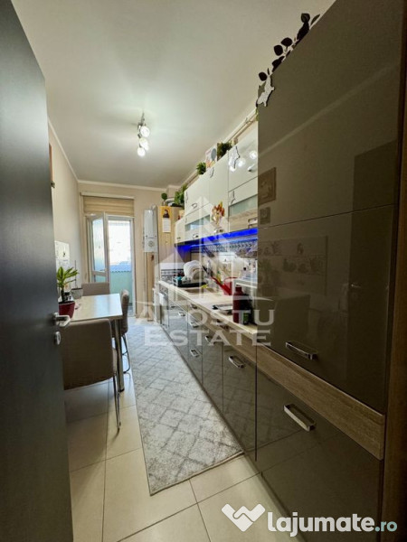 Apartament cu 3 camere in Giroc, complet mobilat si utilat. 