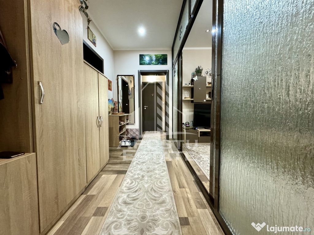 Apartament cu 3 camere in Giroc, complet mobilat si utilat. 