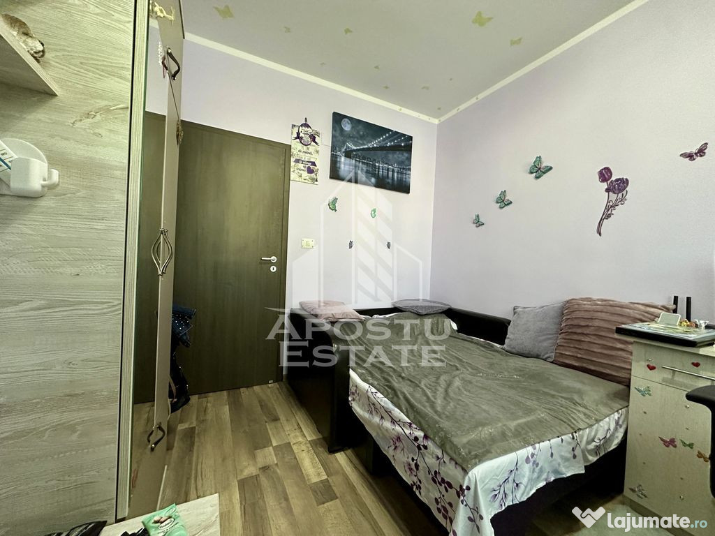 Apartament cu 3 camere in Giroc, complet mobilat si utilat. 