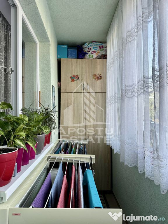 Apartament cu 3 camere in Giroc, complet mobilat si utilat. 