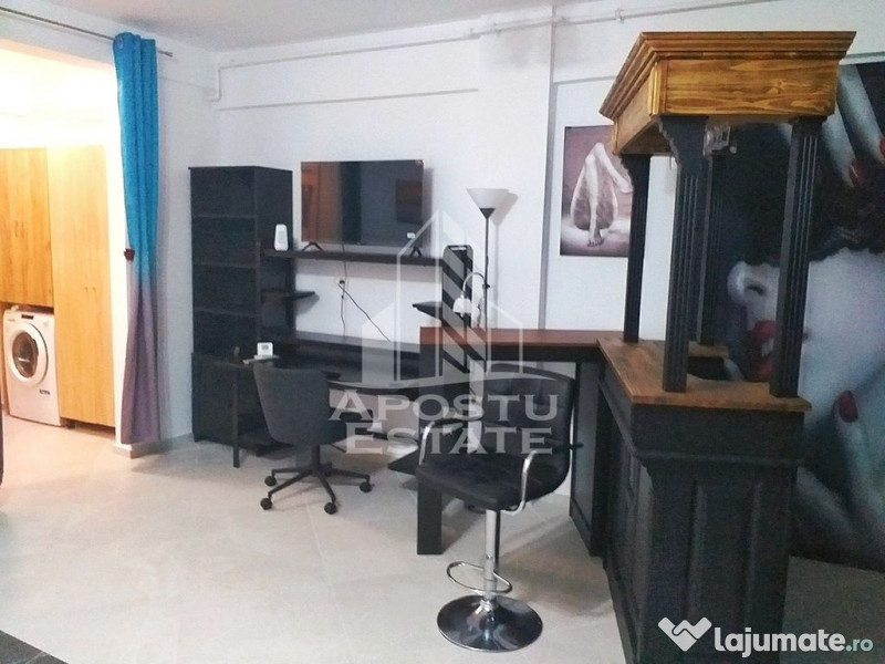 Garsoniera tip studio, centrala proprie, zona Braytim 