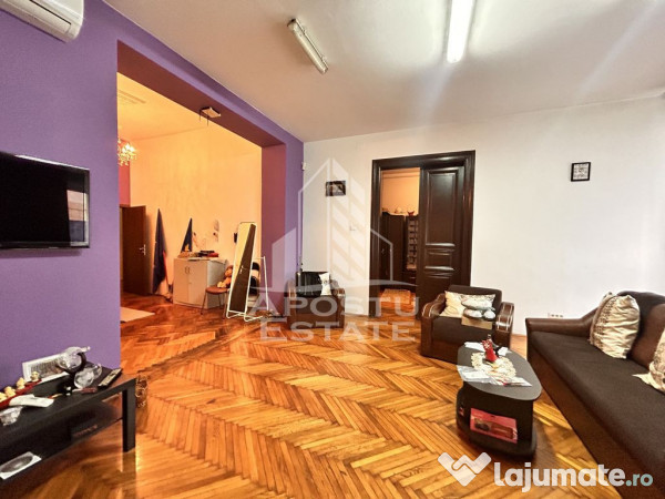 Apartament spațios 4 camere, 2 băi, parteer inalt în P... 