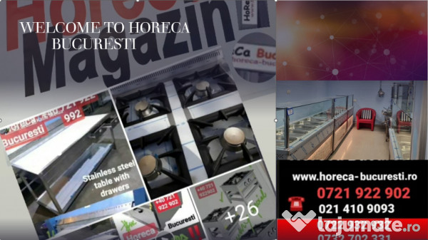 Vitrina calda/rece / linie vitrine bain marie horeca bucuresti