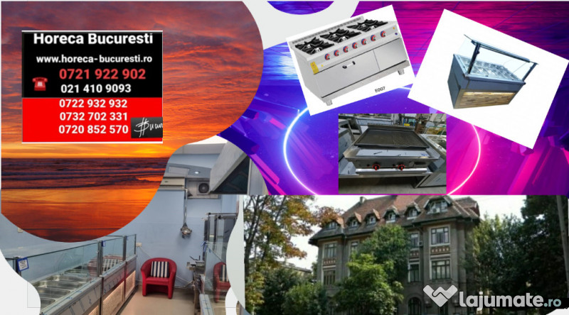 Vitrina calda/rece / linie vitrine bain marie horeca bucuresti 