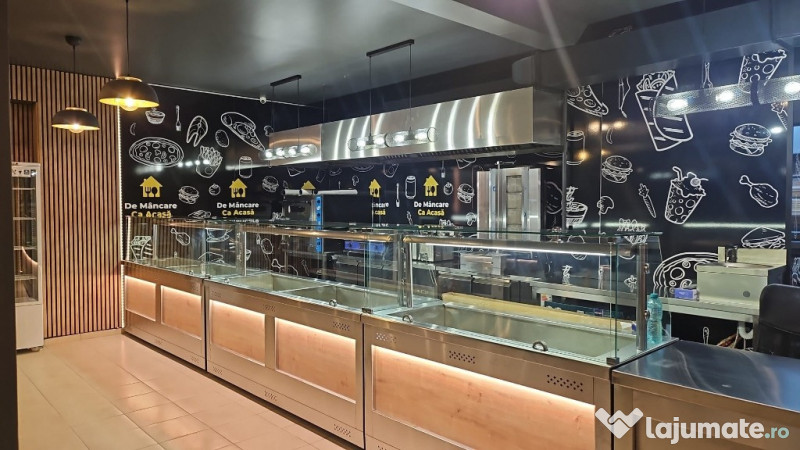 Vitrina calda/rece / linie vitrine bain marie horeca bucuresti 