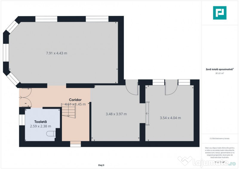 Casă la gri în Livada 