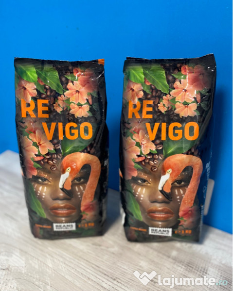 Cafea boabe, Revigo Arabica si Robusta, Beans Republic, 1 kg 