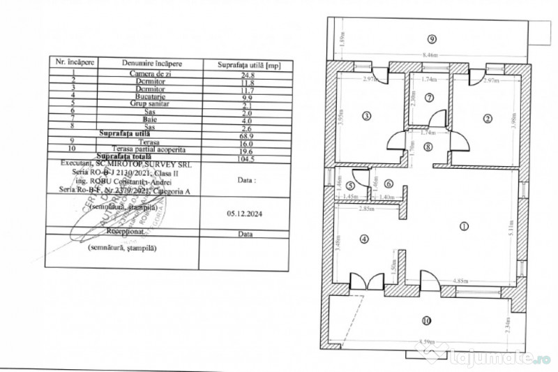 Casa parter 3 camere /Com. Berceni Ilfov
