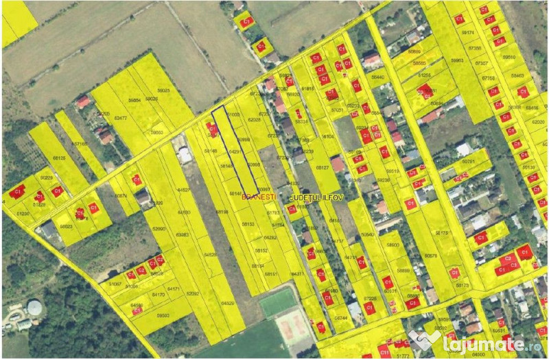 Teren intravilan Branesti, cota parte 1/3, ID: R2588284