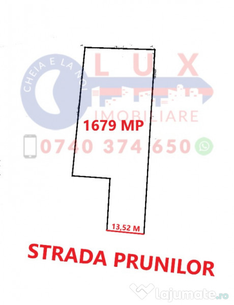 ID 7850 EXCLUSIVITATE - TEREN INTRAVILAN LA SUPER PREȚ 