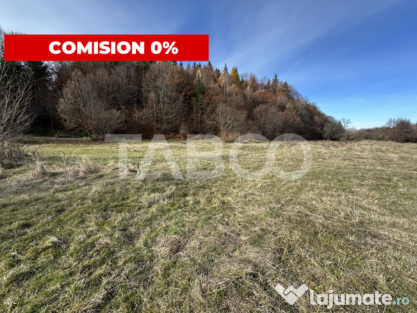 COMISION 0% Teren extravilan 1630 mp langa Rau pe Valea Sebe 
