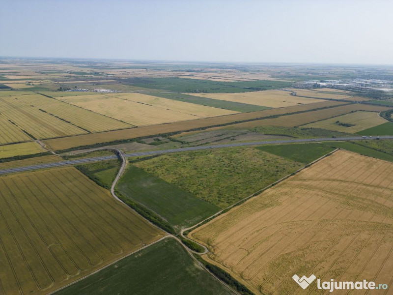 Teren 12 ha la Autostrada A1 cu PUZ aprobat 