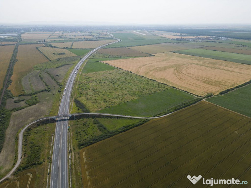 Teren 12 ha la Autostrada A1 cu PUZ aprobat 