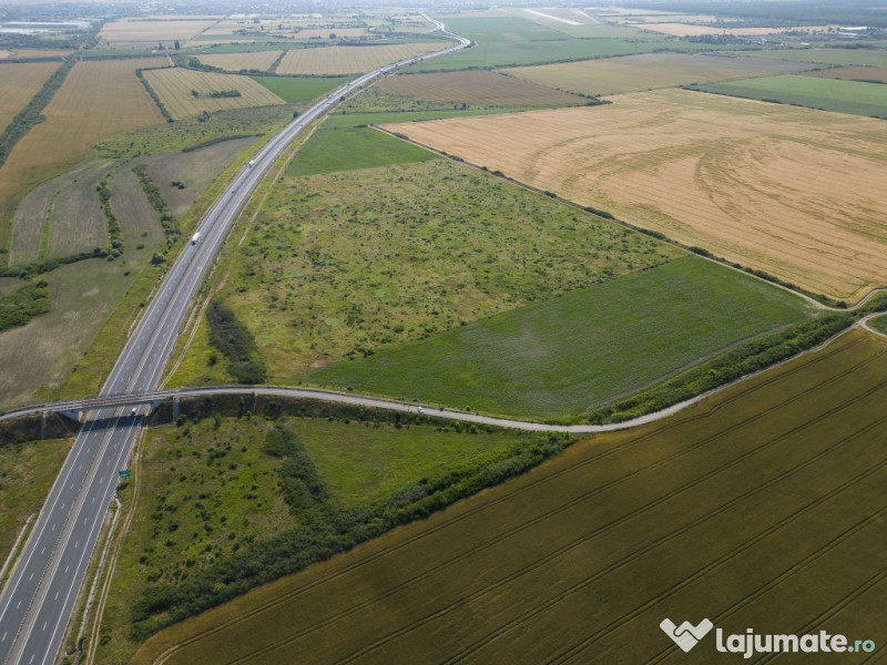 Teren 12 ha la Autostrada A1 cu PUZ aprobat 