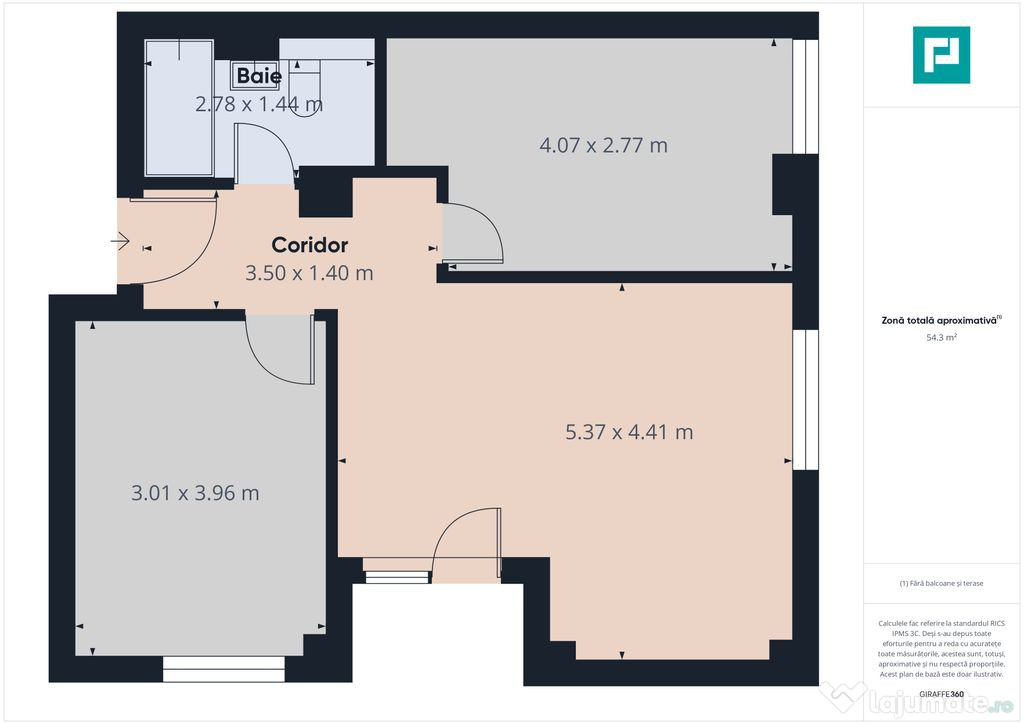 Apartament trei camere Torontalului
