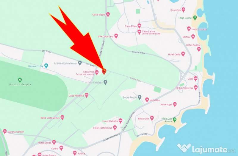 Teren de vanzare Venus Cap Aurora - Hotel Mera Onix 