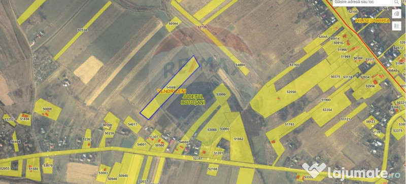 Teren extravilan 12000 mp- Pădureni-Șendriceni, Botoșani 