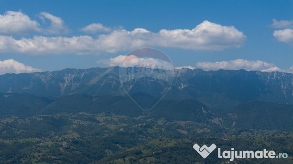Teren Panoramic in Bran – Vedere spre Bucegi & Piatra C...