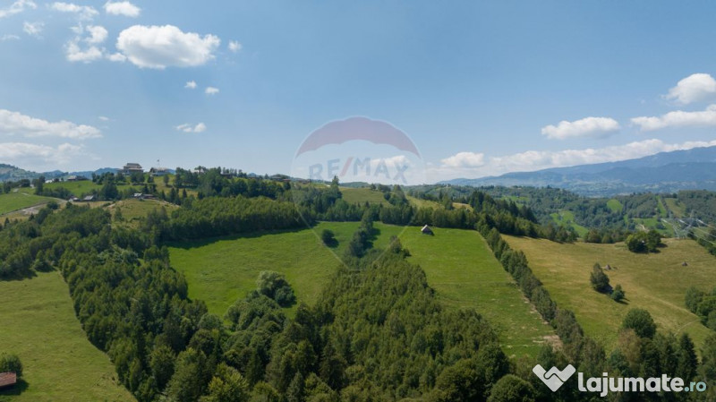 Teren Panoramic in Bran – Vedere spre Bucegi & Piatra C...