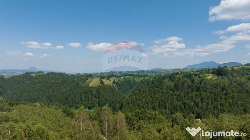 Teren Panoramic in Bran – Vedere spre Bucegi & Piatra C...