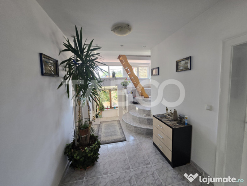 Casa individuala de vanzare 387mp teren 624mp Sura Mica Sibi 